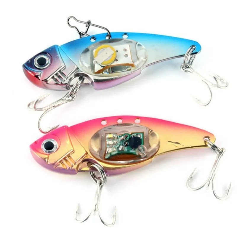 Fishing Lure Jig - Unterwasser-LED-Blinklicht Tintenfisch-Köder für Salzwasser-Jigging - Vibrierender