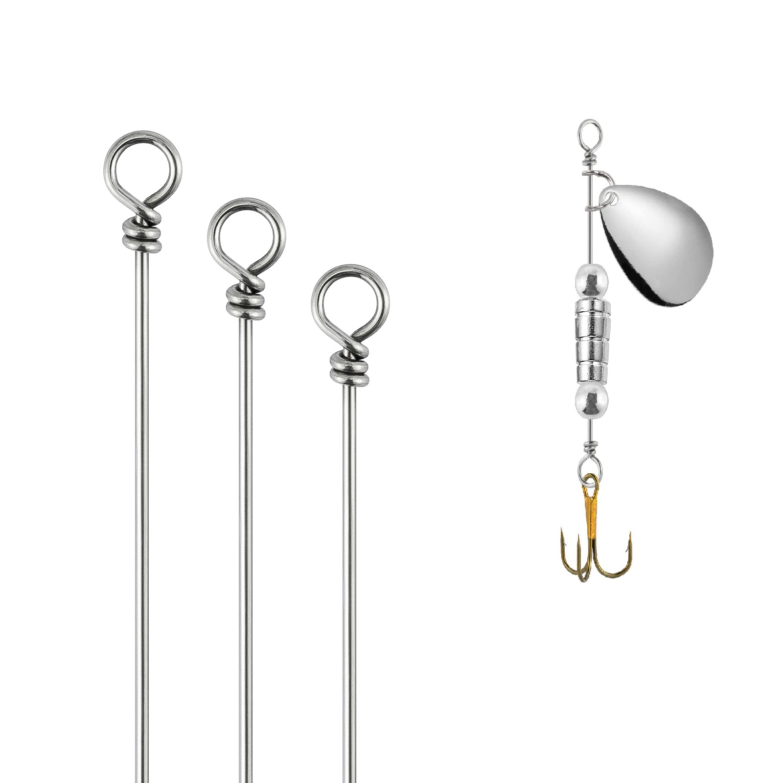 Fishing Lure Spinner - 30/100 Stück Tokyo Rig Spinner Köderherstellung