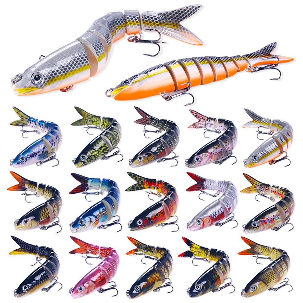 Fishing Lure Crankbait - 13cm 18g Mehrteiliger Swimbait Angelköder, Sinkender
