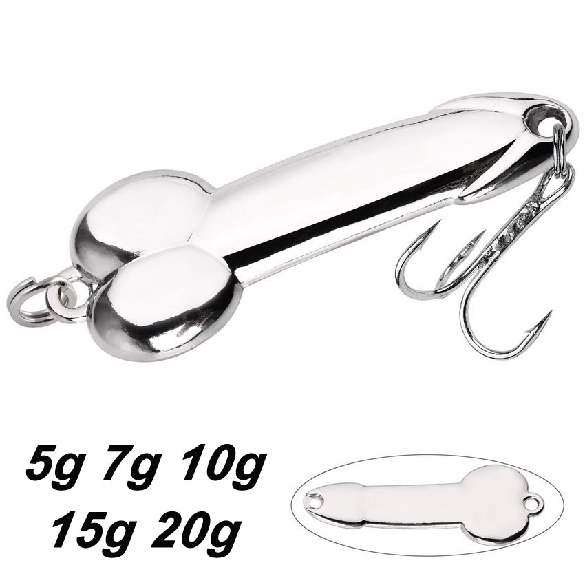 Metall löffel Penis form Angel – Fishing Lure Spoon Bewertung und Preis
