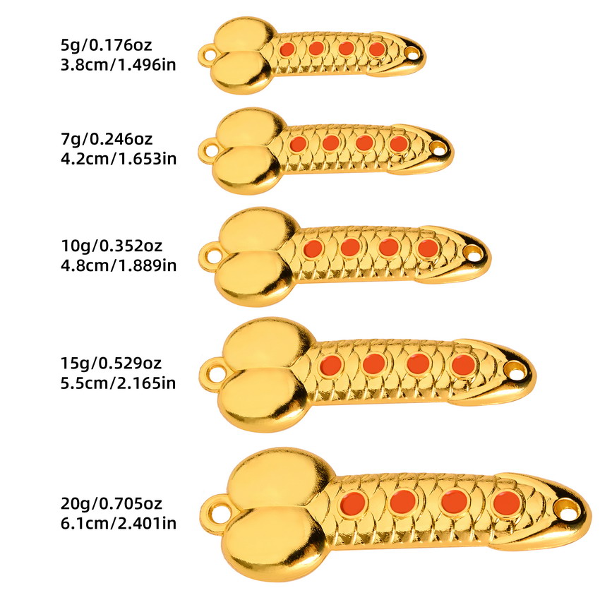 Metall löffel Penis form Angel – Fishing Lure Spoon Bewertung und Preis