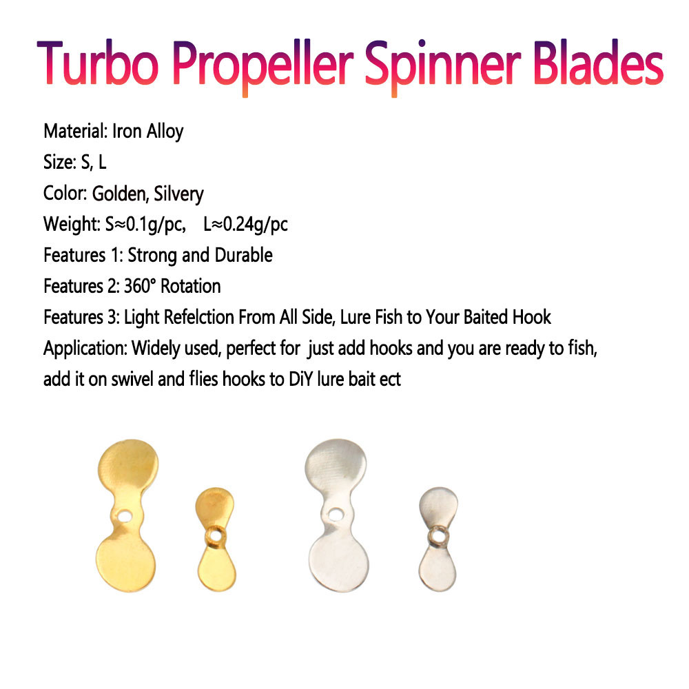 Bimoo 20 Stück S L Turbo Prope – Fishing Lure Blade Bait Bewertung und Preis