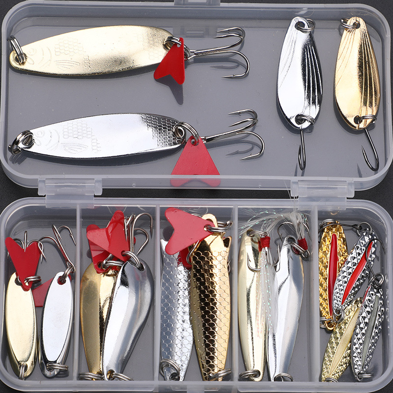 Angelköder-Set, 16-teilig, Tro – Fishing Lure Spoon Bewertung und Preis