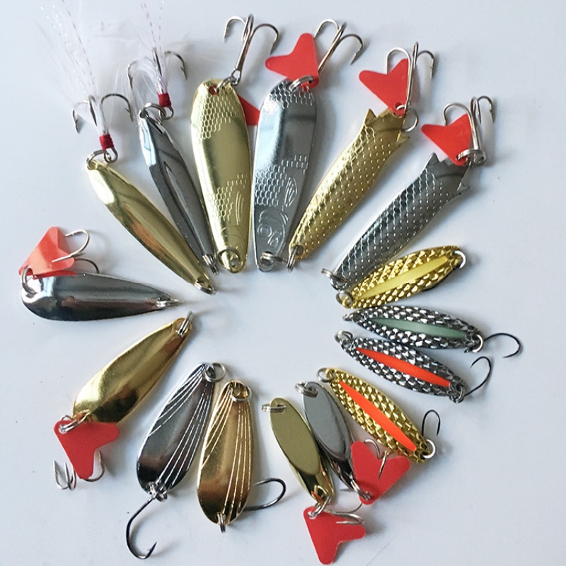 Angelköder-Set, 16-teilig, Tro – Fishing Lure Spoon Bewertung und Preis