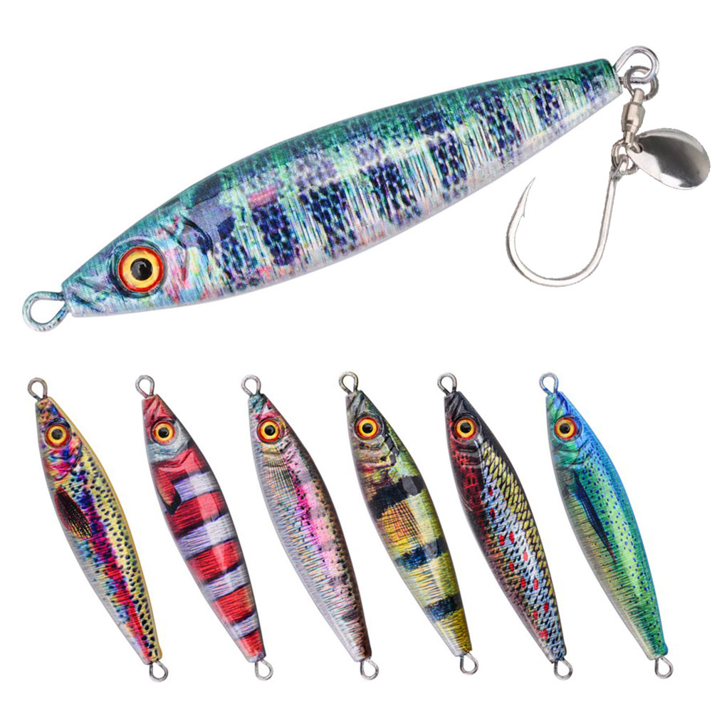Metall-Jig-Köder mit Spinnblat – Fishing Lure Blade Bait Bewertung und Preis